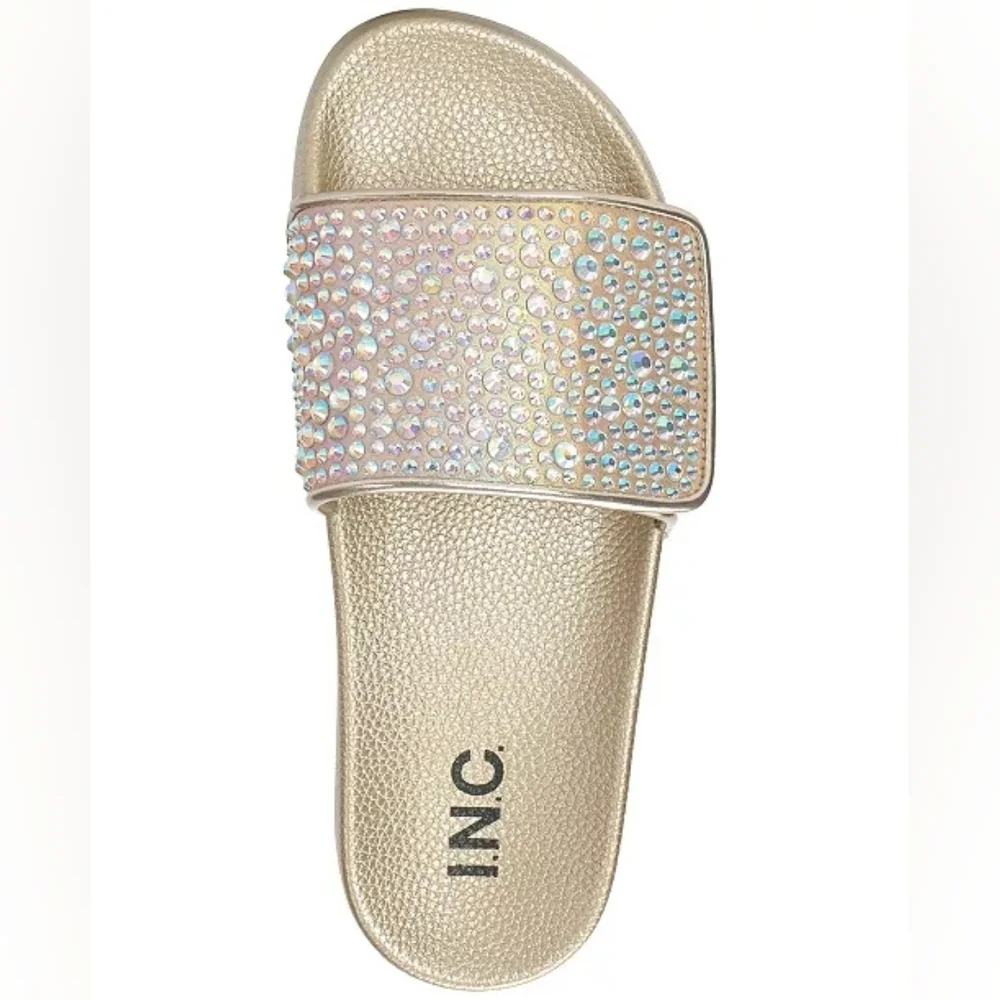 I.N.C. International Concepts Women's Peymin Pool Slides Size 9